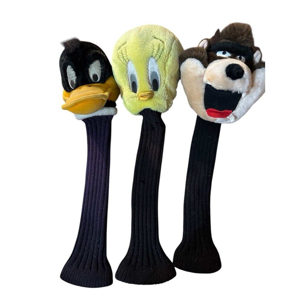 VTG 1993, Taz, Tweety, Daffy Golf Club Cover Warner Bros Looney Tunes